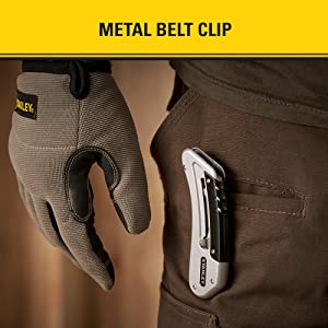 Metal belt clip