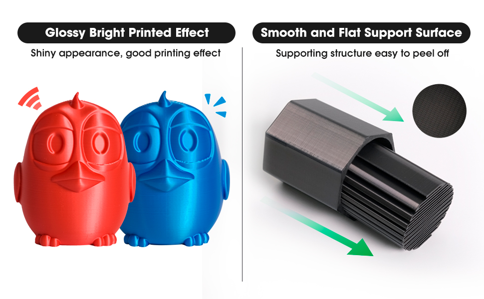 eSUN Gloss PLA Filament 1.75mm 3D Printer Filament PLA 1KG Spool 3D Printing Filament