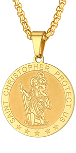 St Christopher Necklace