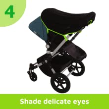 snooze shade original pushchair parasol umbrella