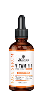 Kanzy Vitamin E Oil for Face & Skin 100% Naturally Sourced Plant-Based Pure Vitamin E Oil for Hair