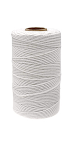 2MM White Cotton String