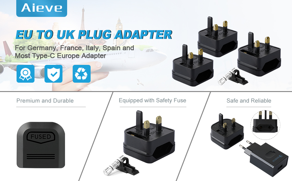 EU to uk plug adapter