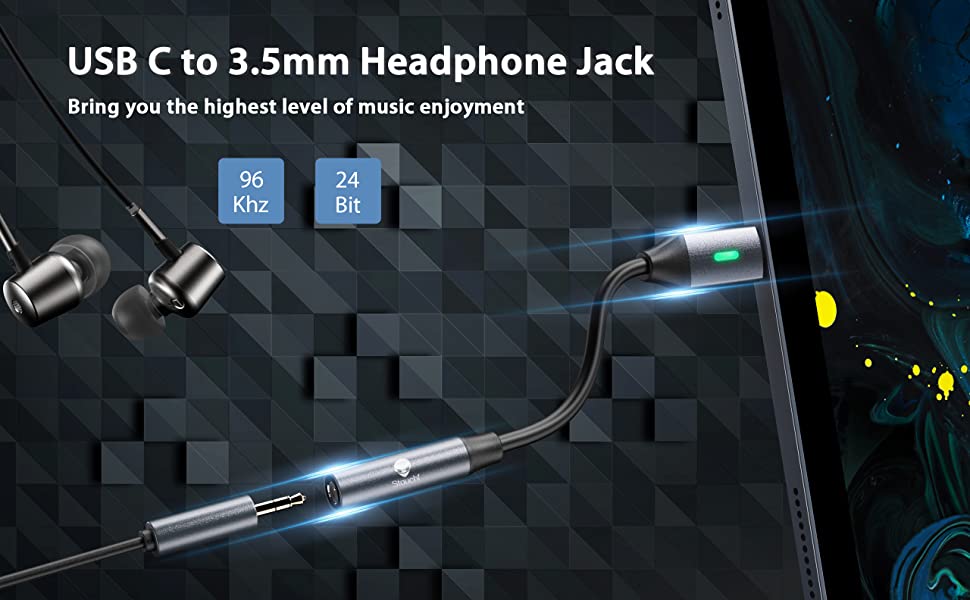 usb c to 3.5mm jack