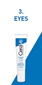 CeraVe; Eye; Cream; Brighten; Hyaluronic Acid; Cream; Face; Sensitive; Moisturiser; Skincare