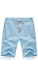 mens cottom casual shorts