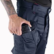 LCPNT206 LEE COOPER CARGO TROUSER MOBILE PHONE