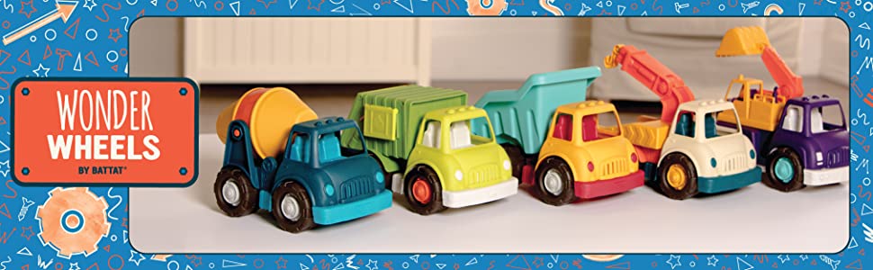 Toy trucks for kids construction toy fisher Little people cars Green Toys toddler vehicle brio world