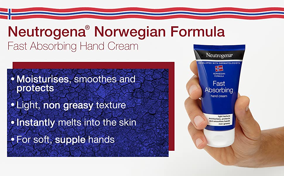 hand cream dry hands norwegian formula neutrogena cracked skin moisturising soft smooth essential