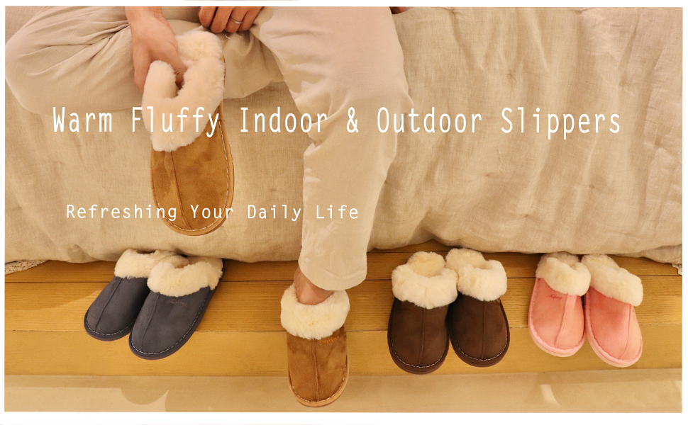 fluffy slippers