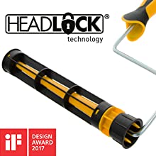 Coral Headlock patented paint roller frame locking technology for decorating