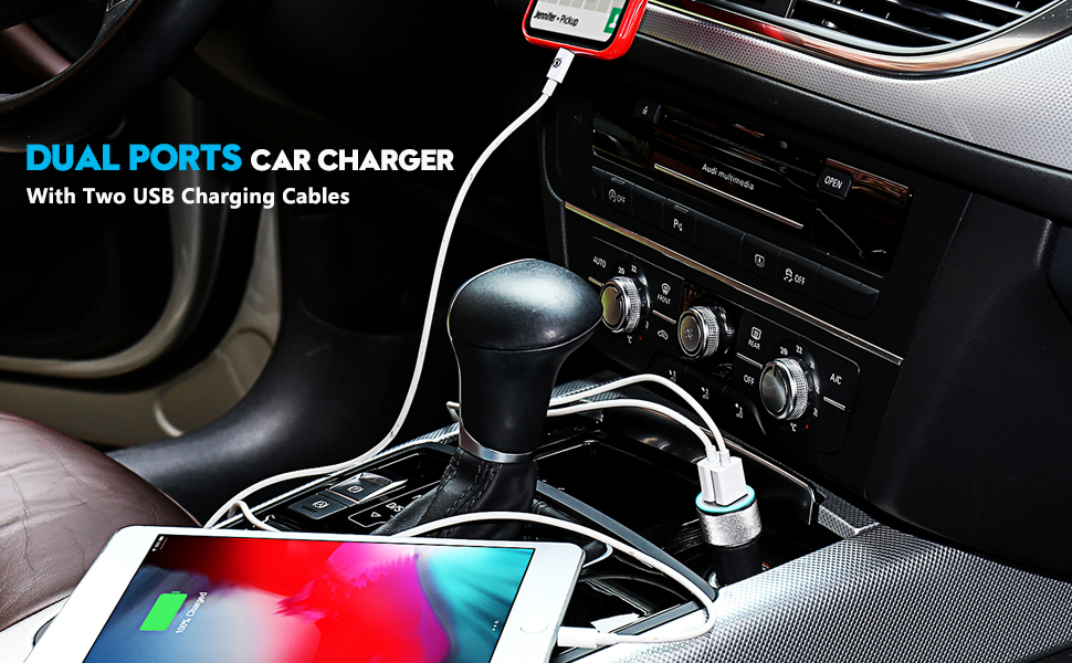 CAR CHARGER 2 PORTS