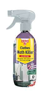 moth killer, solvent free, clothes moth, zero in