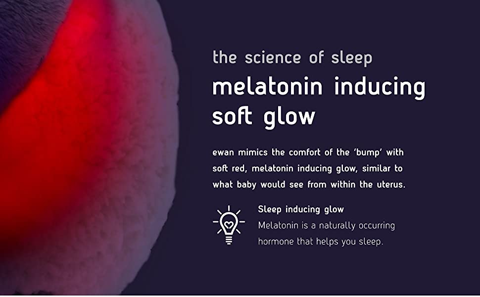 melatonin sleep inducing glow night night baby sleep