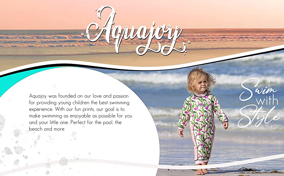 Aquajoy, swim with style, baby wet suit