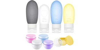 silicone travel bottles