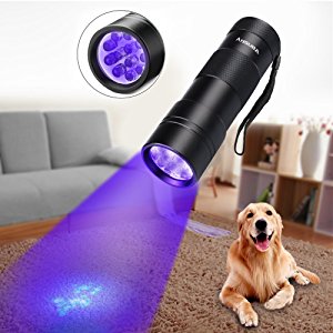  Black Light UV Flashlight