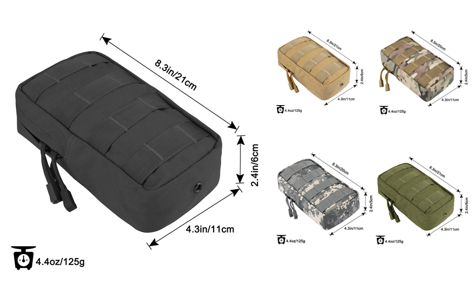 G4Free 2 Pack Tactical Molle Pouches