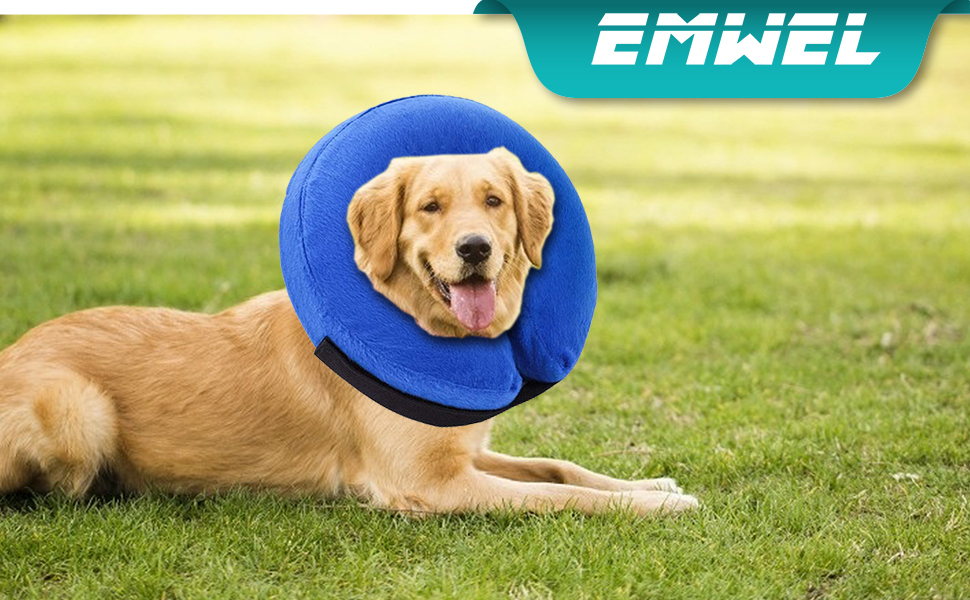 Emwel Emwel Pet Inflatable Collar for Dogs and Cats