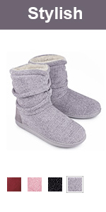 longbay women slipper boots