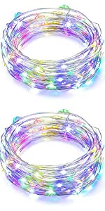 10m 100 LED Fairy Lights USB Plug in