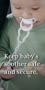 Keep baby's soother safe and secure 