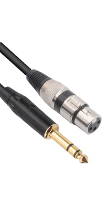 xlr Female to 6.35mm Cable