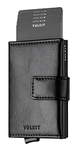 card holder wallet with magnetic closure