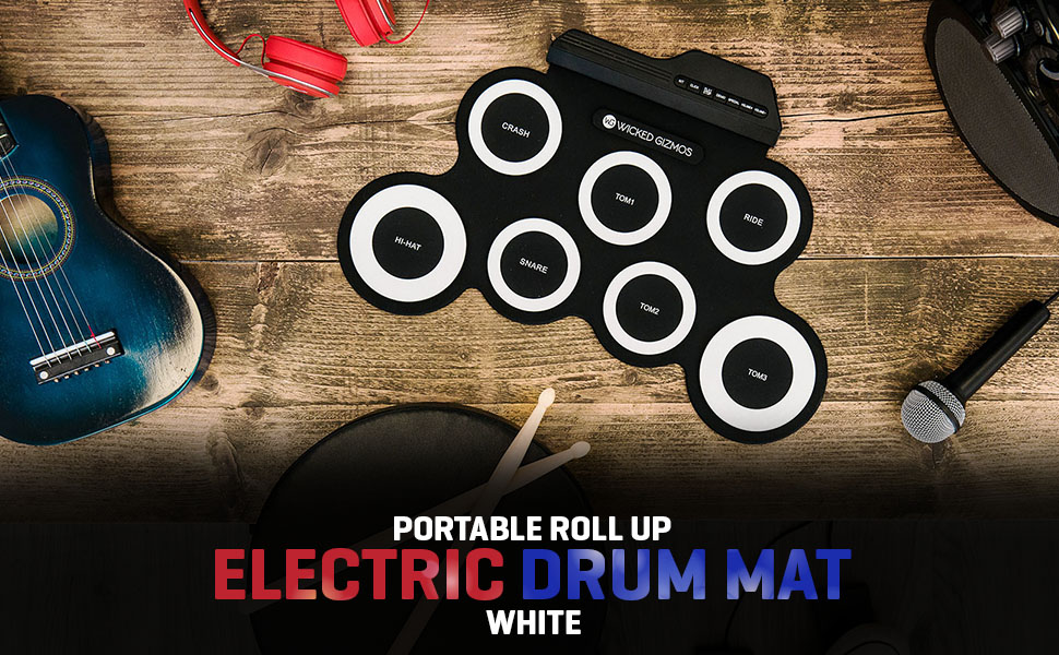 electric drum kit home drums edrums mat digital music pad beats music hiphop