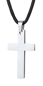 Stainless Steel Christian Cross Pendant