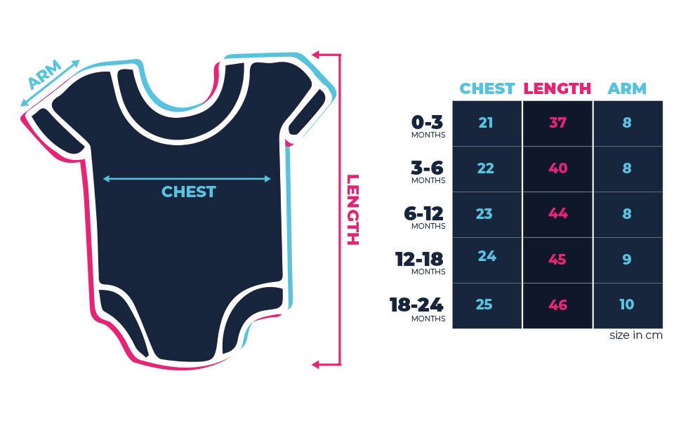 Baby Grow Size Guide Reality Glitch