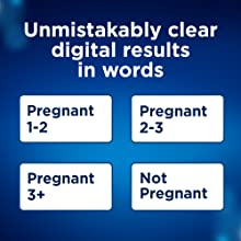 Unmistakably clear digital results in words