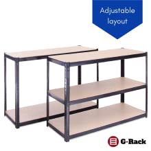 garage shelving racking shelves racks heavy duty g-rack storage warehouse