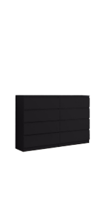 MODERNA - Chest Of Drawers And Bed Side Cabinet Range, 8 Drawer
