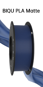 3d printer pla filament matte navy blue