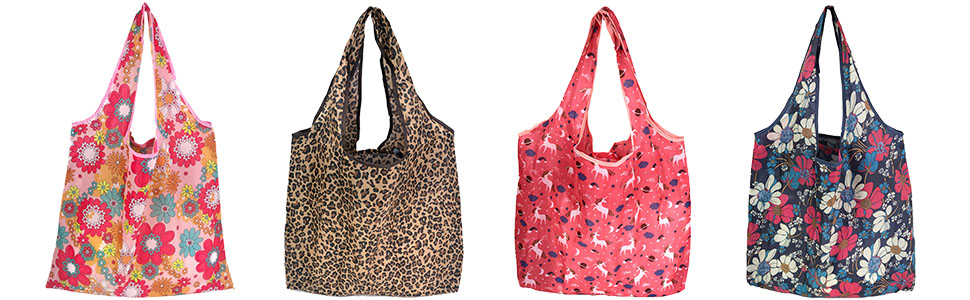 cute flower unicorn pink Leopard Shoulder Bags fordable 