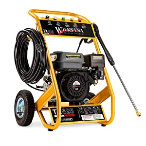 Wilks TX625 high power water jet petrol pressure washer 