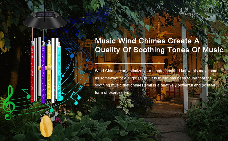 Solar Music Wind Chimes