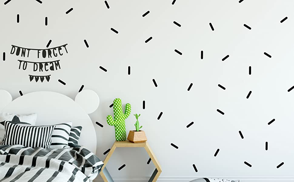 sprinkle peel and stick wall decal stickers kids room