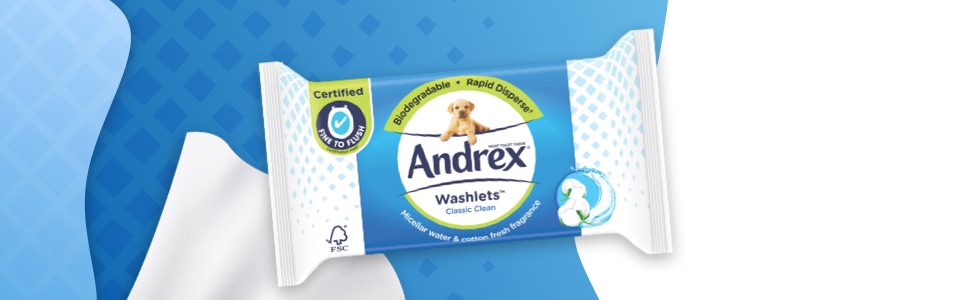 Andrex - Classic Clean Washlets