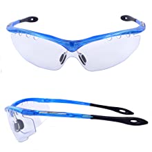 Rapid Eyewear clear sports safety glasses wraparound clear transparent windproof active outdoor