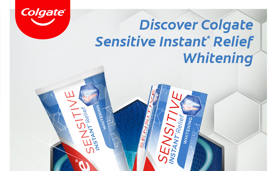 colgate sensitive instant relief whitening toothpaste