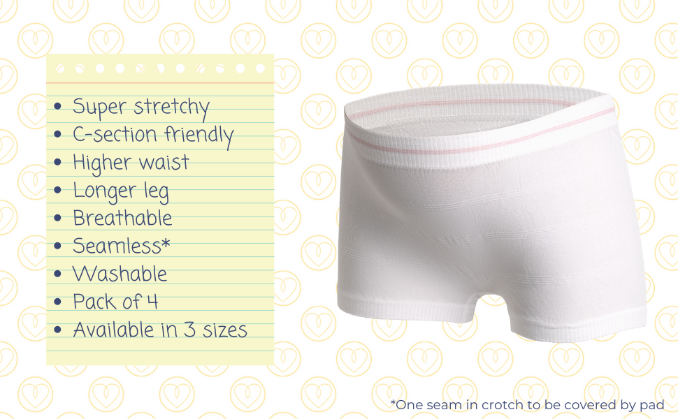 maternity pants fixation hospital bag postpartum underwear for postnatal new mums baby shower gift