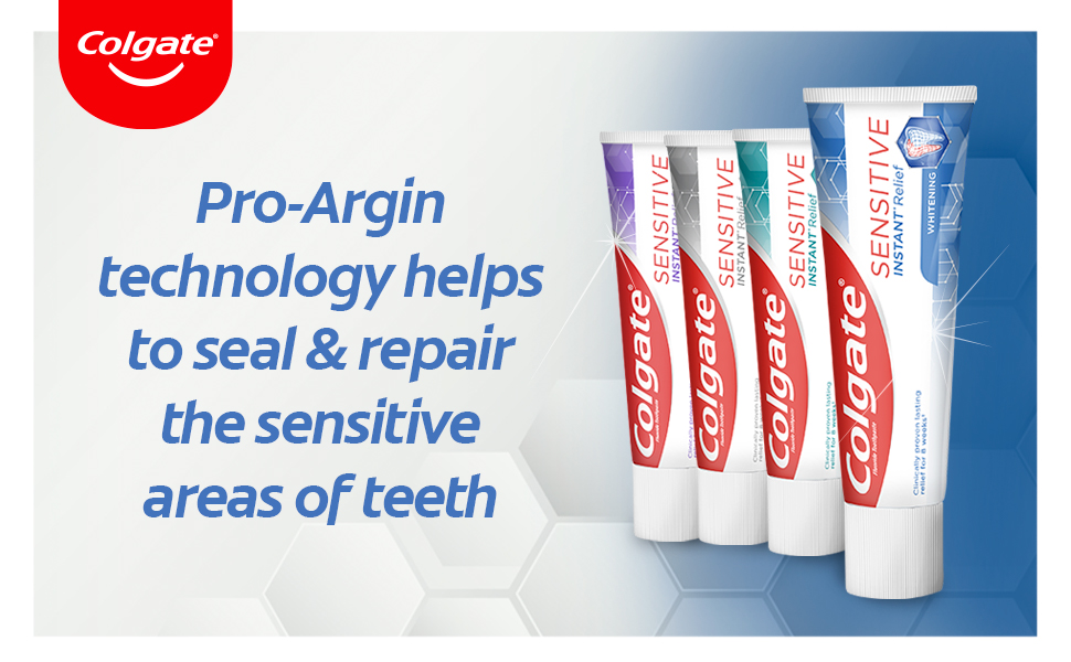 colgate sensitive instant relief whitening toothpaste