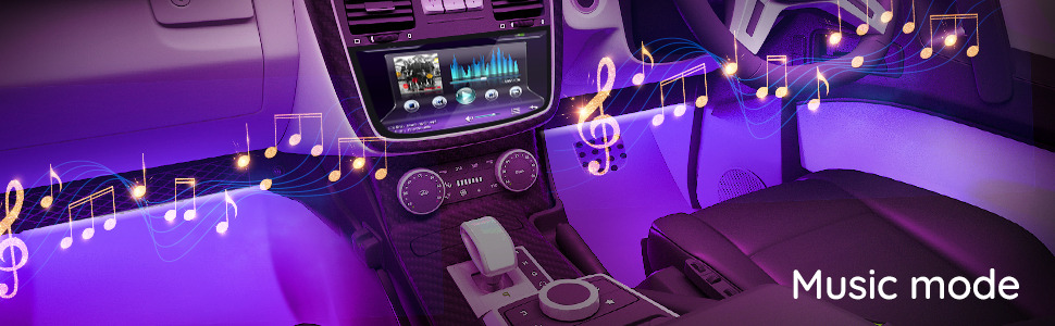 Govee Car Lights Music Mode