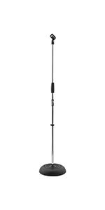 microphone stand, boom microphone stand, boom mic stand, black mic stand, black microphone stand