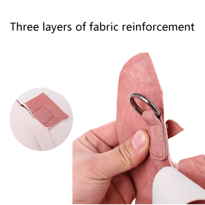 Three layers of fabric reinforcement