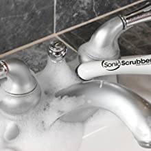 Sonic Scrubber Cleaning Tap