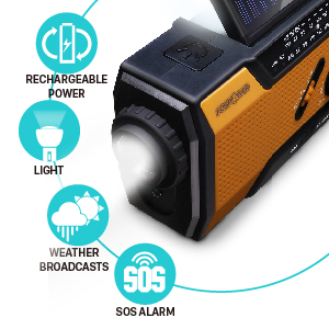 Emergency Solar Hand Crank Portable Radio