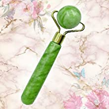 small jade face massager roller